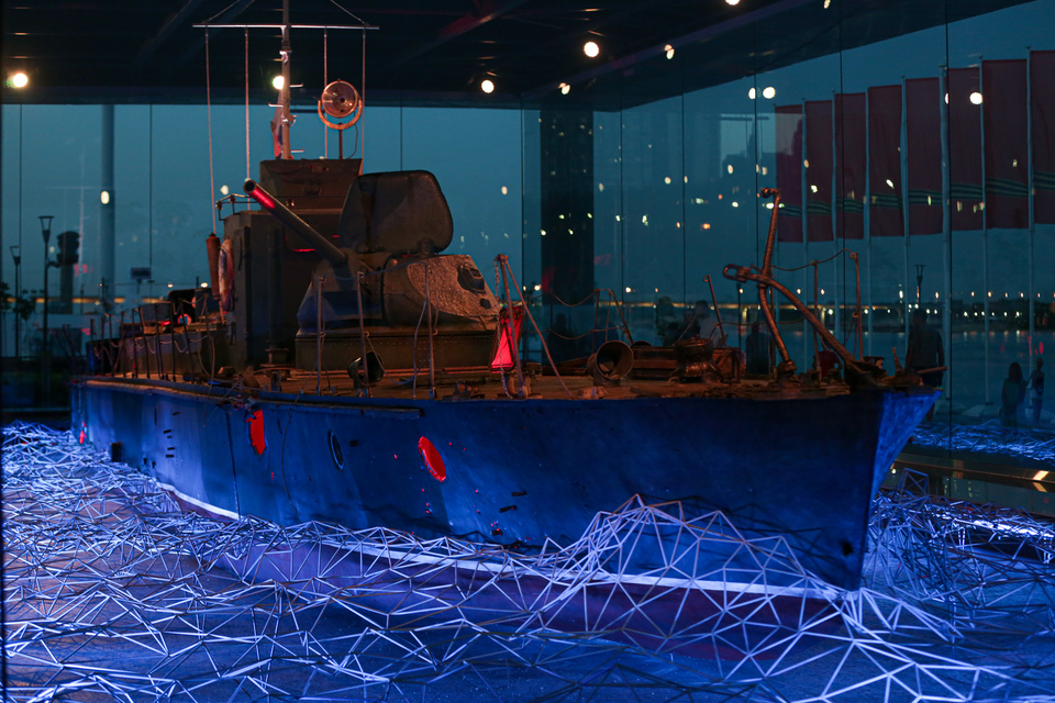 «Живые картины героического пути Бронекатера БК-31» с участием кораблей Каспийской флотилии: прямая трансляция