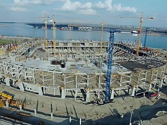 волгоград-арена видеоролик строительство сняли