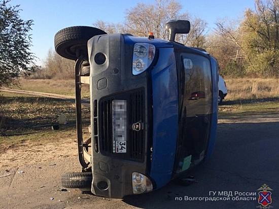 Под Волгоградом опрокинувшаяся «Газель» раздавила пешехода