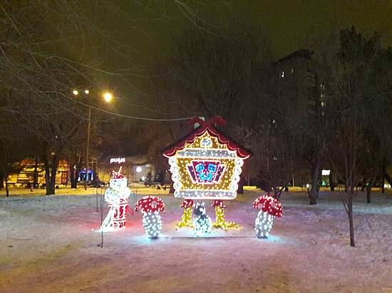 В центре Волгограда возвели избушку