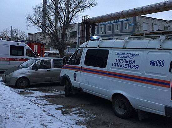 Волгоградцев испугал дым над Домом науки и техники