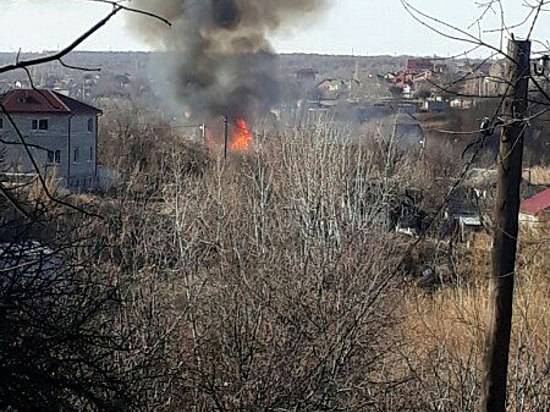 8 марта в Волгограде в нескольких районах загорелся камыш