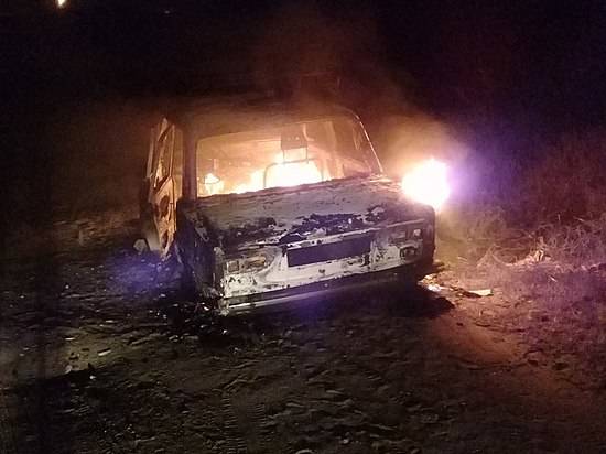 Ночью в Кировском районе Волгограда сожгли «копейку»