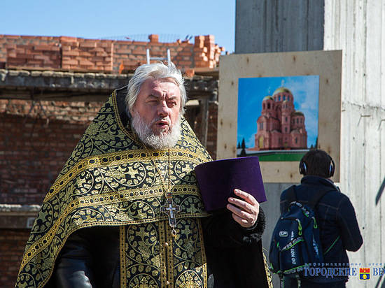 В строящемся храме Александра Невского впервые пройдет Божественная литургия