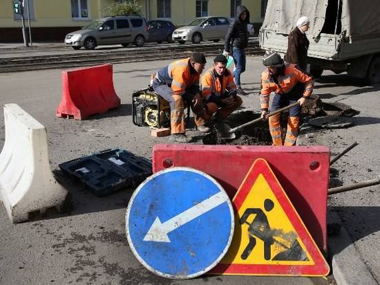 На улице Рабоче-Крестьянской в Волгограде уложено 50% верхнего покрытия