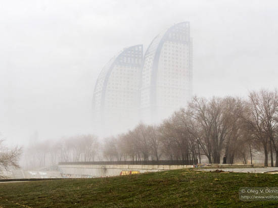 Туман в Волгограде «прописался» на несколько дней