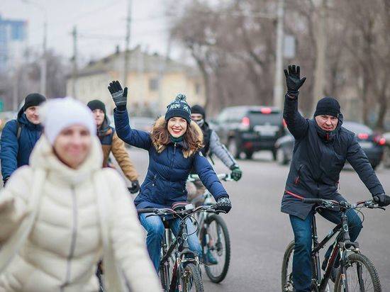 В Волгограде снова пройдет зимний велопарад
