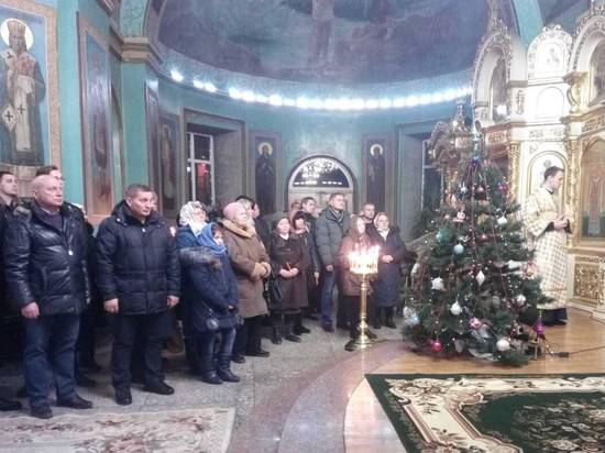 Андрей Бочаров принимает участие в Рождественском богослужении