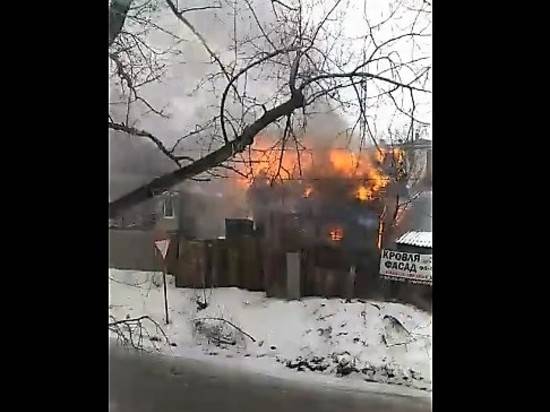В Ворошиловском районе Волгограда сгорел частный дом