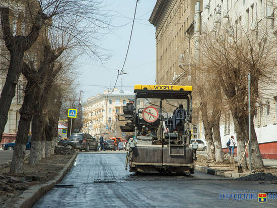 В Волгограде реконструкция улицы Мира прошла первый этап