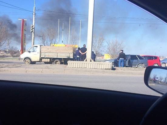В Волгограде двойное ДТП с "газелью" собрало пробку