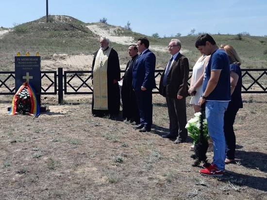 В Волгограде открыли мемориал румынским военнопленным