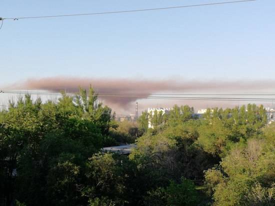 Постапокалиптическое оранжевое облако вновь повисло над Волгоградом