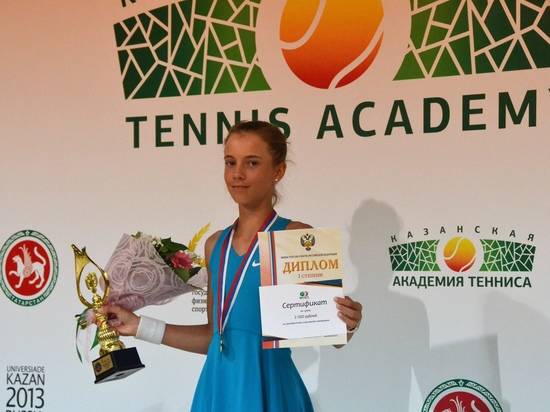 Юная волгоградская теннисистка стала лучшей на первенстве России