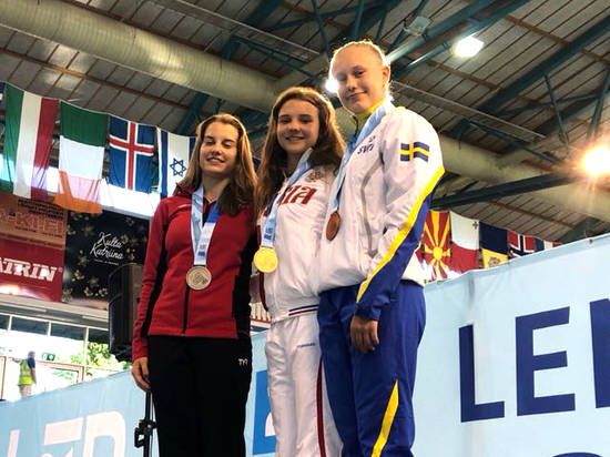 Волгоградка завоевала 4 медали в прыжках в воду на первенстве Европы