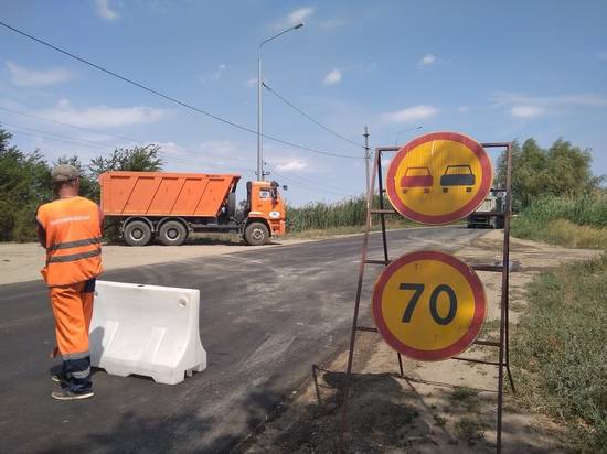 Под Волгоградом ремонтируют 15 км трассы Качалинская – Вертячий – Гумрак