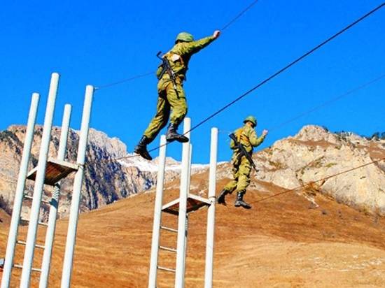 Волгоградские разведчики прошли подготовку в горах Северной Осетии