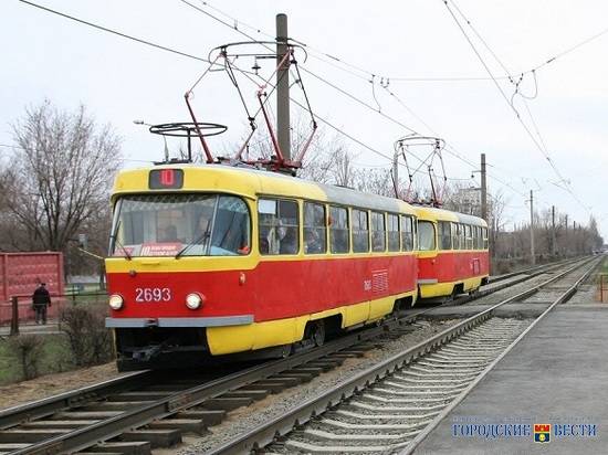 На западе Волгограда заменят 75 метров трамвайных рельсов и 138 шпал