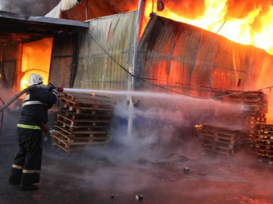 Под Волгоградом сгорели два сарая, три гаража и ВАЗ