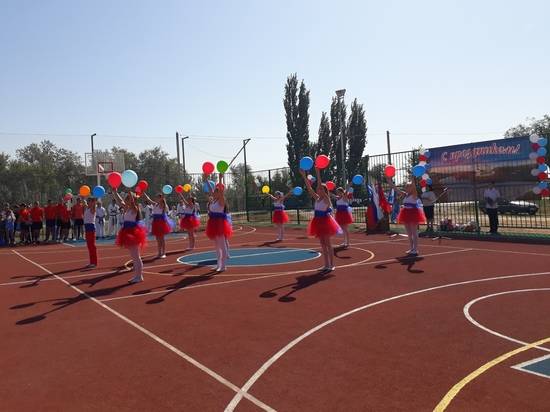 В Волгоградской области для селян построена еще одна современная спортивная площадка