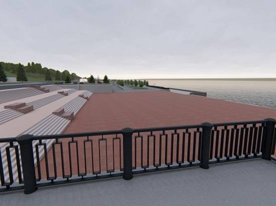 Нижнюю террасу Центральной набережной Волгограда готовят к обновлению