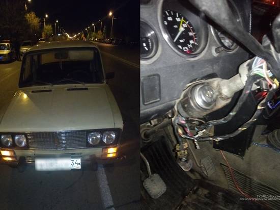 В Волжском два пьяных рецидивиста на угнанной «шестерке» устроили погоню