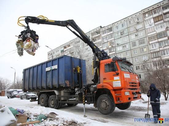 В Волгоградской области за новогодние праздники вывезли 140 тысяч кубометров ТКО