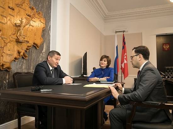 Андрей Бочаров обсудил защиту прав человека труда с замминистра Григорием Лекаревым