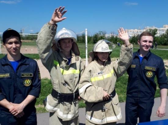 В Волгограде выявили лучшую дружину юных пожарных