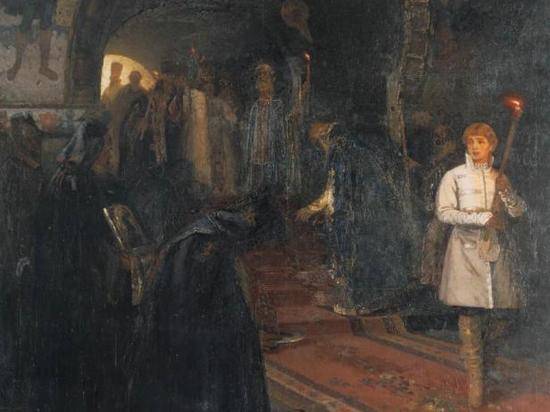 «Встречая Грозного...»: волгоградцам объяснили темноту на картине Нестерова