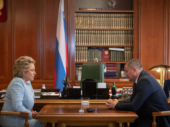 Валентина Матвиенко обсудила с Андреем Бочаровым модернизацию здравоохранения Волгоградской области