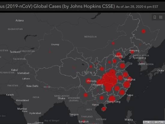 Волгоградцы могут отследить распространение китайского коронавируса через онлайн-карты