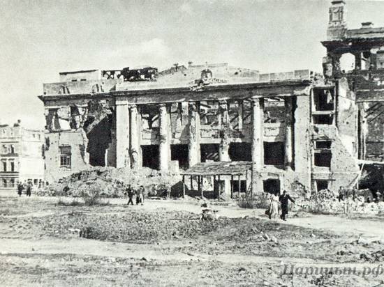 Волгоградец показал, как выглядел центр города в 1943 году