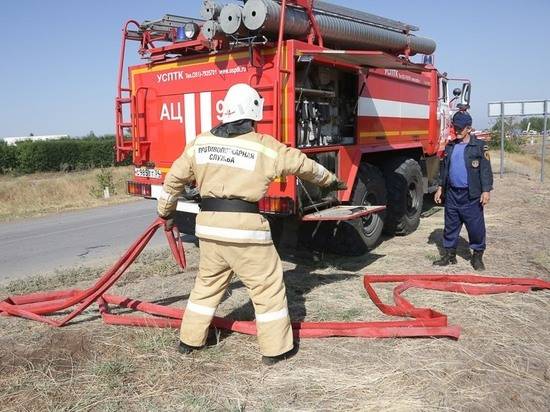 В Камышинском районе Волгоградской области потушили лесной пожар