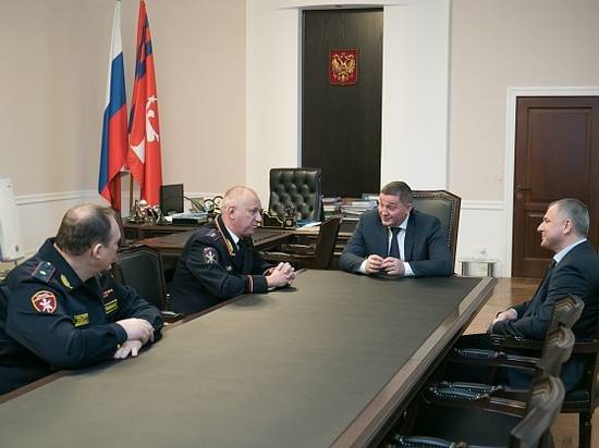 Андрей Бочаров провел рабочую встречу с руководством силового блока региона