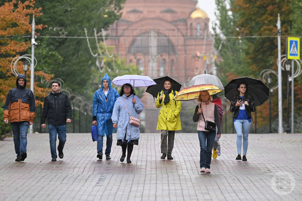 С 25 октября в Волгоград придут дожди и похолодание до +4ºC
