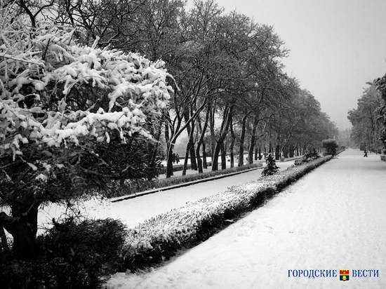 В Волгограде 14 января ожидают снег и гололед