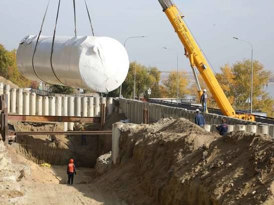 В Волгограде смонтируют еще один модуль сооружения по очистке сточных вод