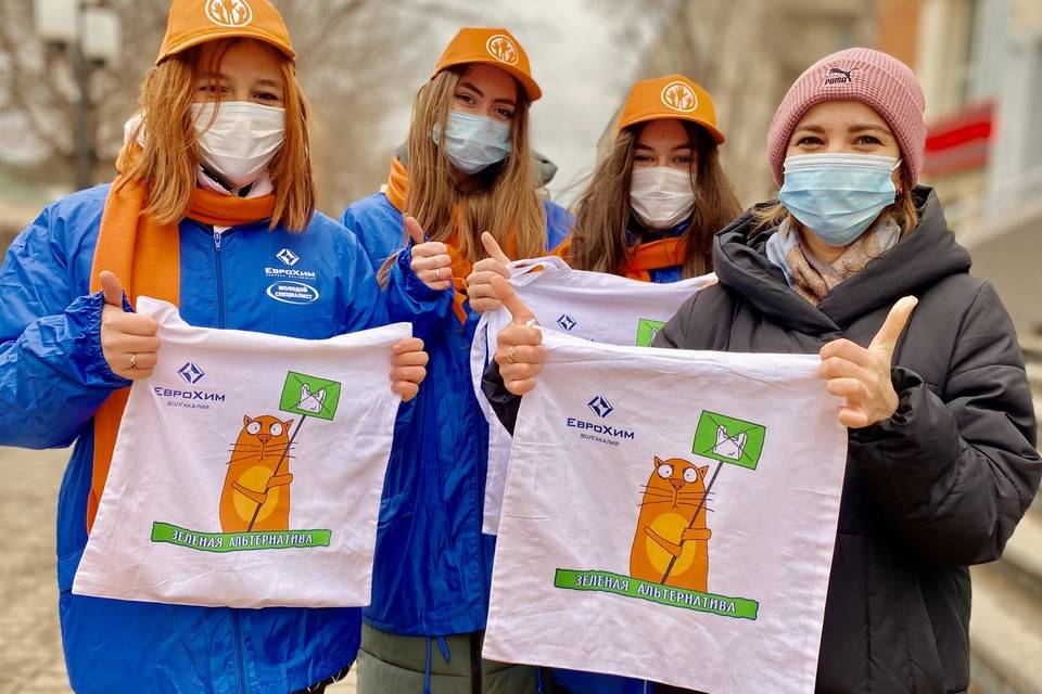 Забота об экологии в действии: Волонтеры «ЕвроХим-ВолгаКалия» провели очередную акцию на улицах города