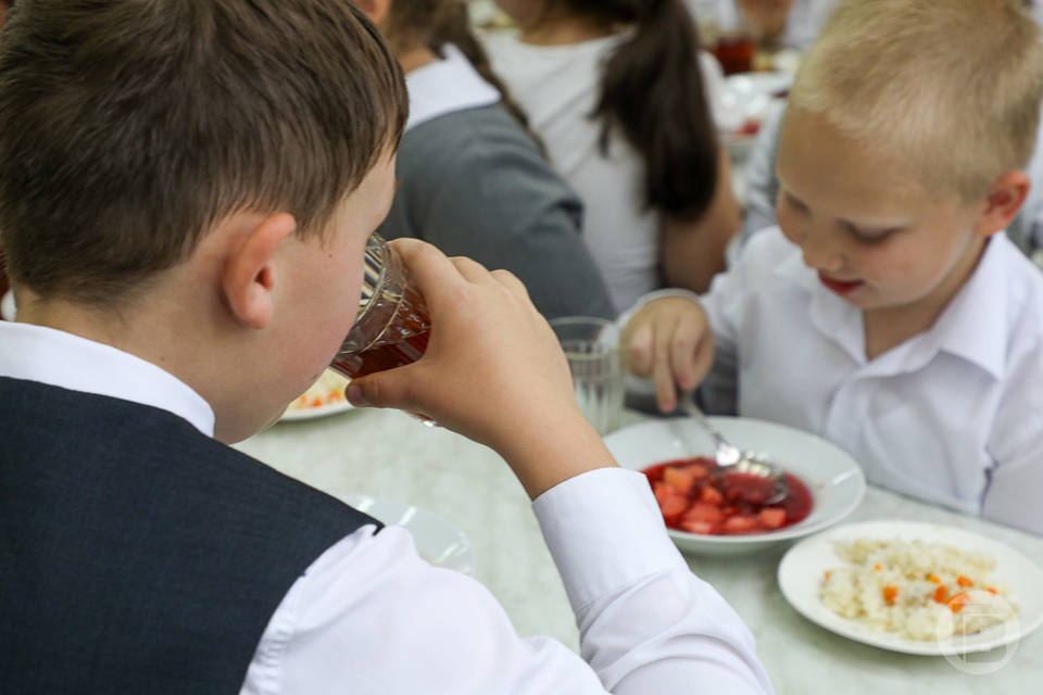 Волгоградских школьников обеспечат горячими блюдами не менее одного раза в день