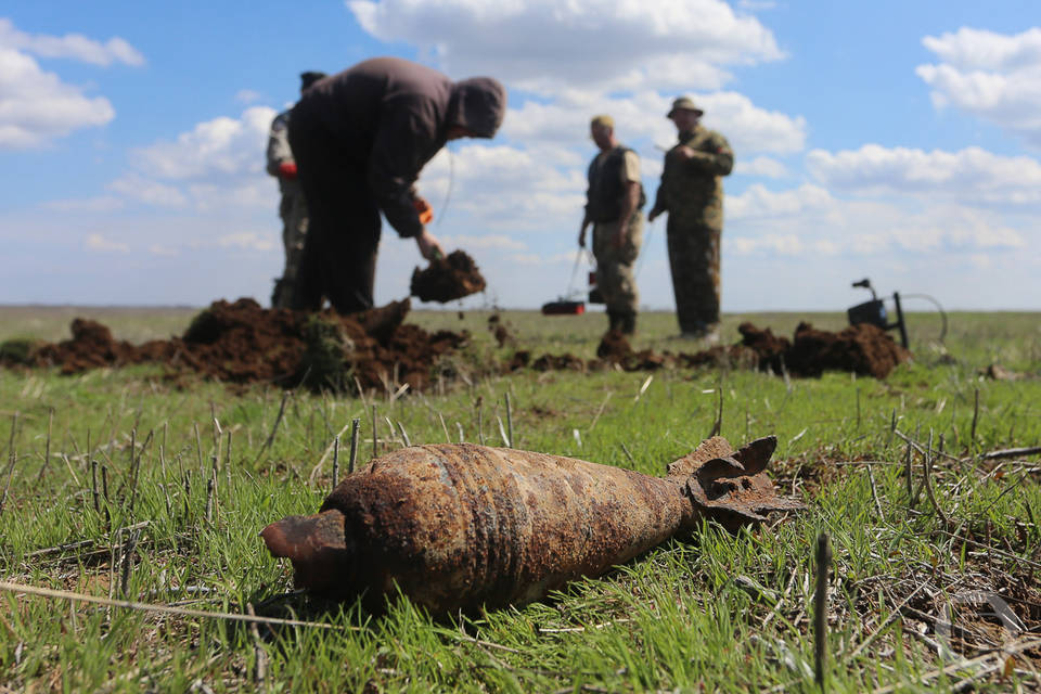 В Краснооктябрьском районе Волгограда на стройке нашли боеприпасы времен ВОВ