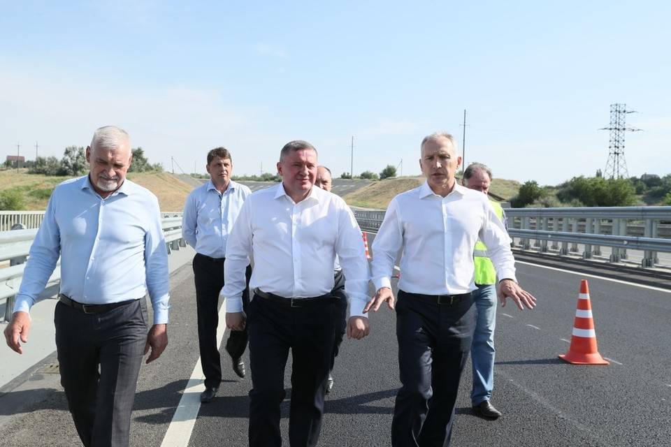 На федеральной трассе в Волгоградской области открыли мост через Ерзовку
