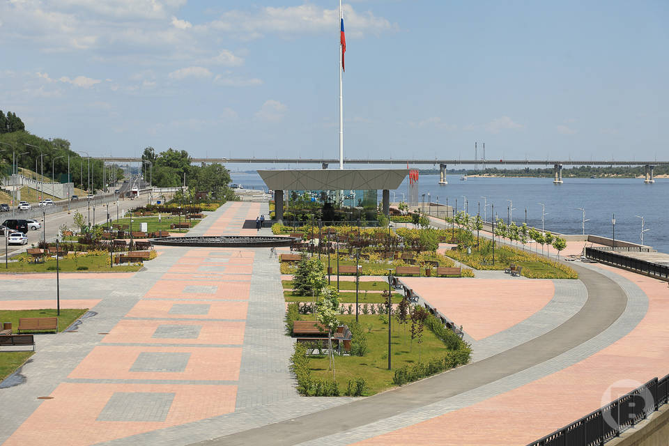 В Волгограде 9 сентября откроют новый участок набережной и амфитеатр