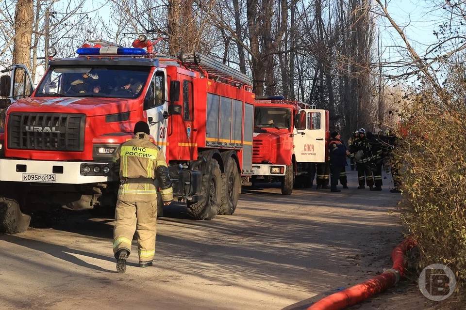 Под Волгоградом во время пожара погиб 69-летний мужчина