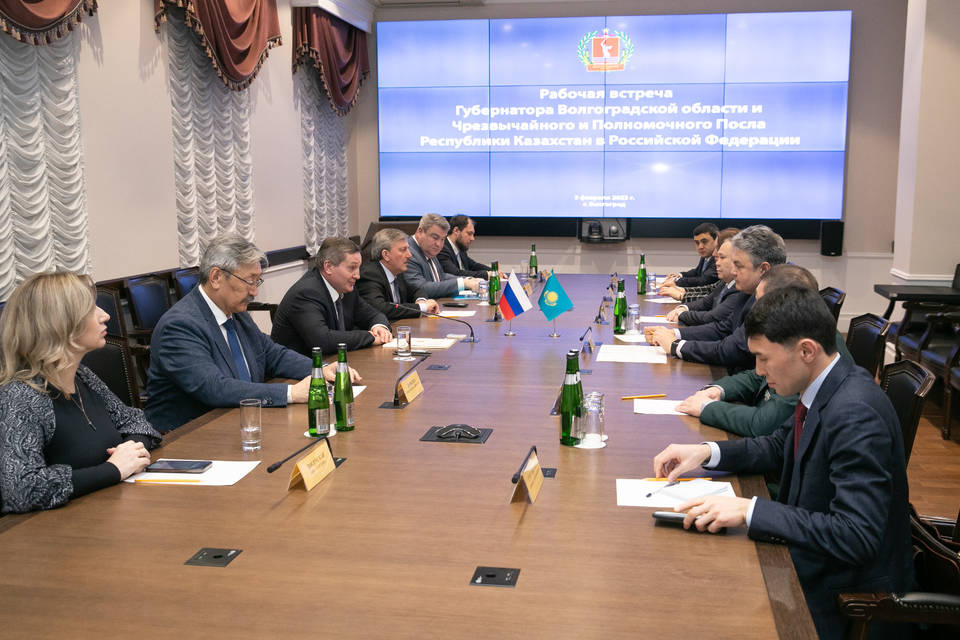 В Волгоградской области обсудили вопросы сотрудничества региона с Казахстаном