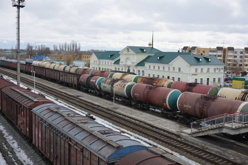 Погрузка на железной дороге в Волгоградской области выросла на 3,7% в январе-феврале