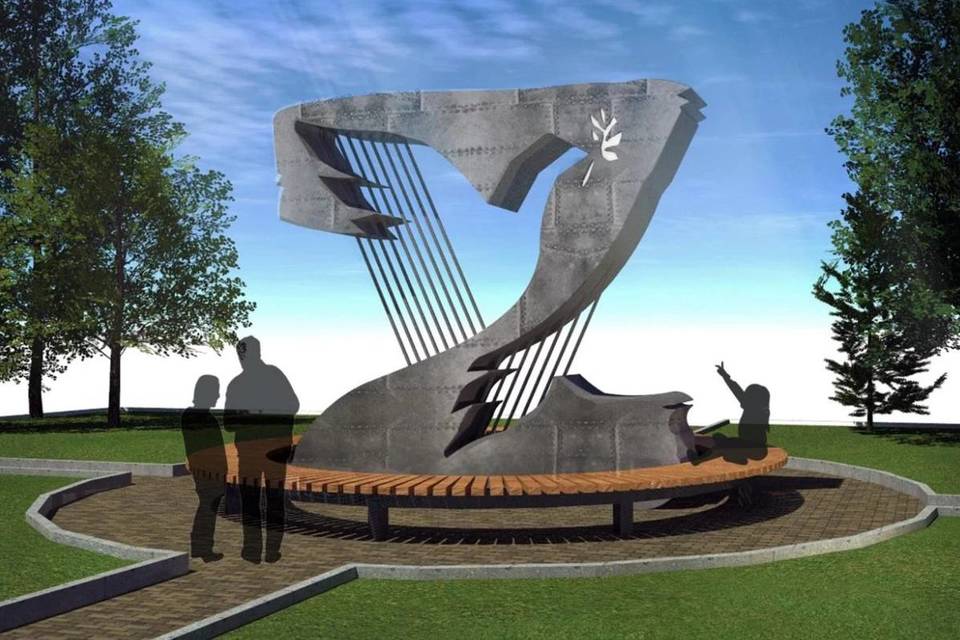 Под Волгоградом может появиться статуя «Голубь мира», выполненная на средства ЧВК «Вагнер»