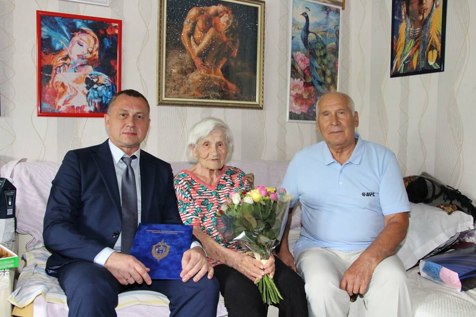 В Волгоградской области труженица тыла отмечает 100-летие