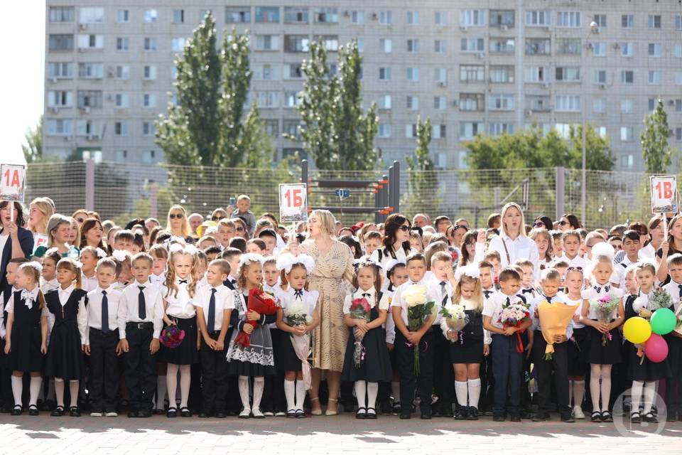 26 тысяч первоклассников сели за парты 1 сентября в Волгоградской области