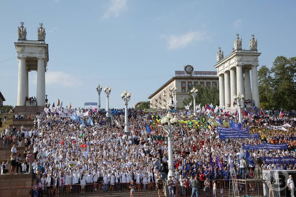 9 сентября в Волгограде студенты выйдут на парад первокурсников